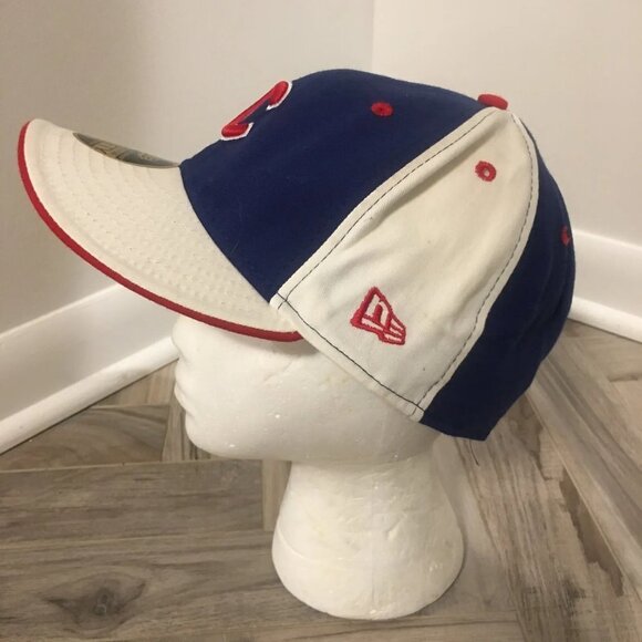 59FIFTY Chicago Cubs Two Tone White Blue C Patch Wool Baseball Hat Cap 7 3/8 NEW - Picture 6 of 13